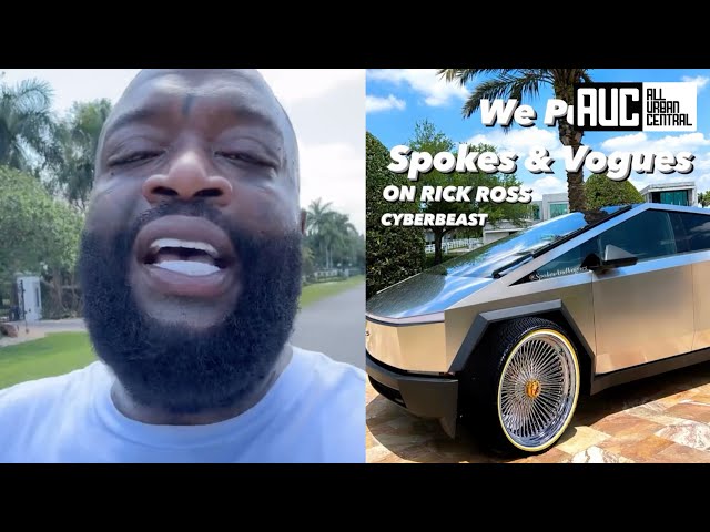 Rick Ross Reacts To Tesla Defective Pedals Slabs Out His Cybertruck After Meek Mill Crashed His class=