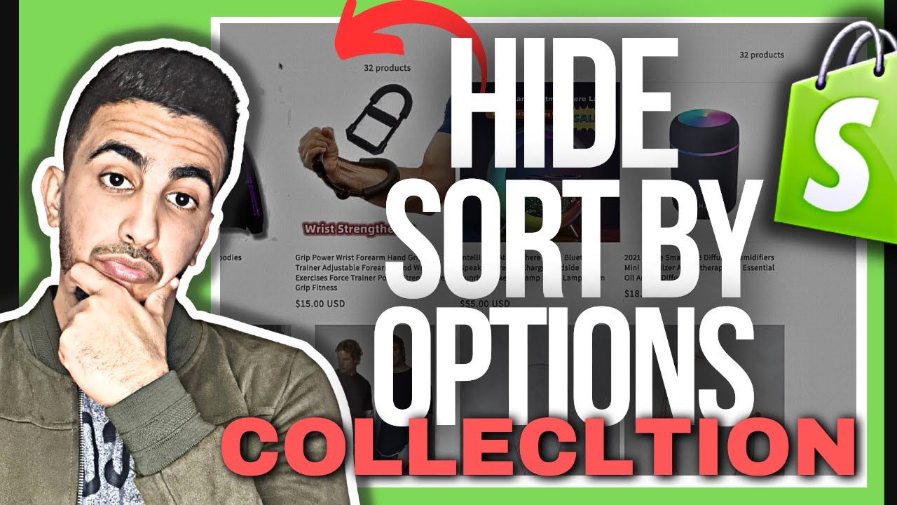 How To Hide Sort By Options From Collection Page In Shopify - YouTube