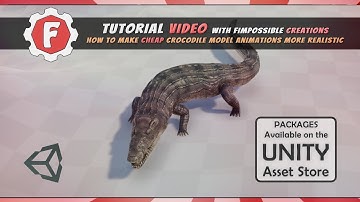 [Unity Tutorial] How to make crocodile move realistically with Fimpossible Assets
