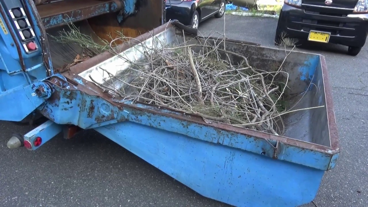 超希少 クレーン付パッカー車 新明和製サブホッパー付 日野レンジャー 積込作動動画 Youtube