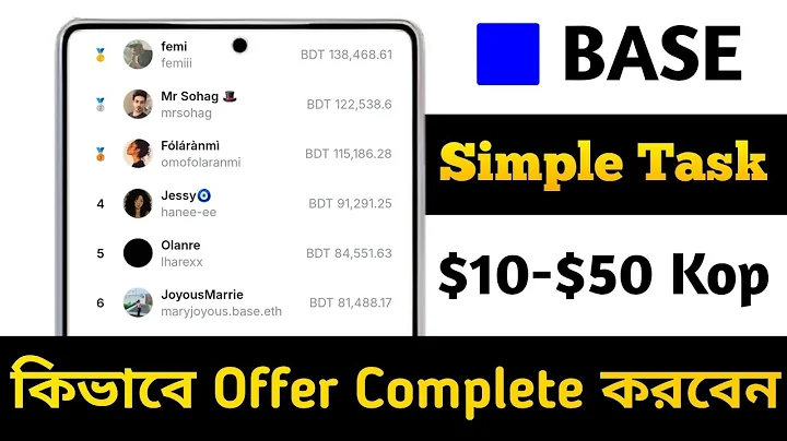 Base App Offer | Earn Reward Every Week | New Bangla Airdrop 