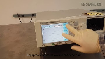 Agilent 8164A Lightwave Measuring System #61136