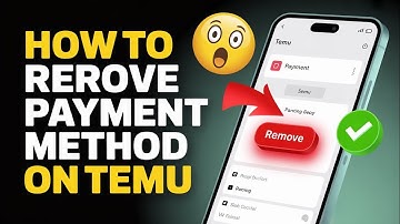 How to remove payment method on Temu ☑️