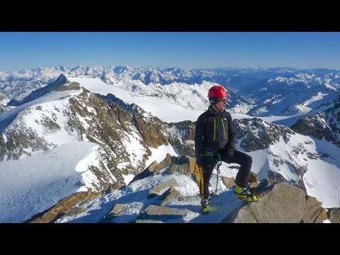 A glacier ski tour with friends - Zuckerhütl (3.507m) - Stubai Alps