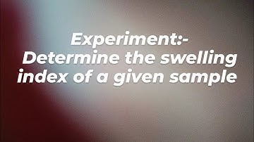 Determine the swelling index of given samples(Isabgol seed)Bpharm pharmacognosy practical #practical