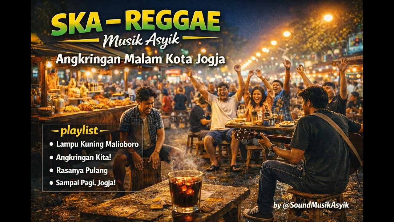 Angkringan Malam Kota Jogja 🌙 SKA – Reggae Musik Asyik Bikin Lupa Pulang! by @soundmusikasyik