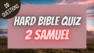 Hard Bible Quiz 2 Samuel | BIBLE QUIZ screenshot 5