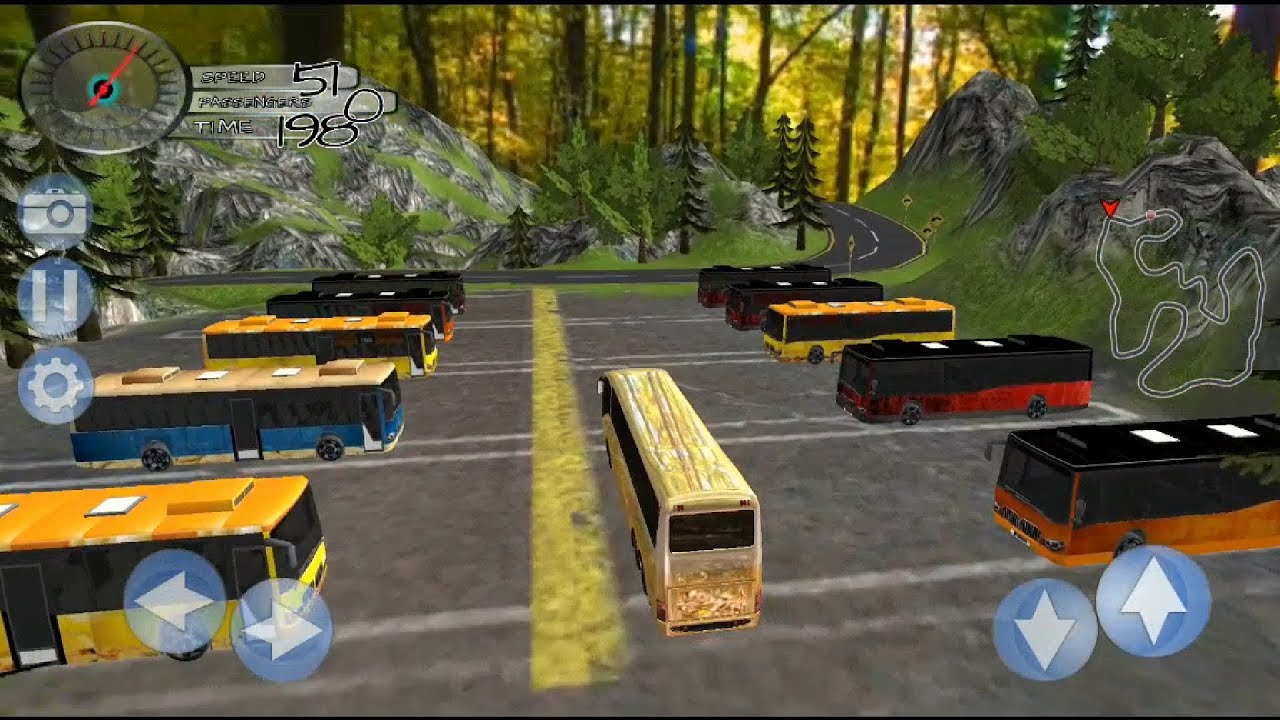 BUS GAME : Drive Hill Side Bus Simulator #1 Android Video Games - YouTube