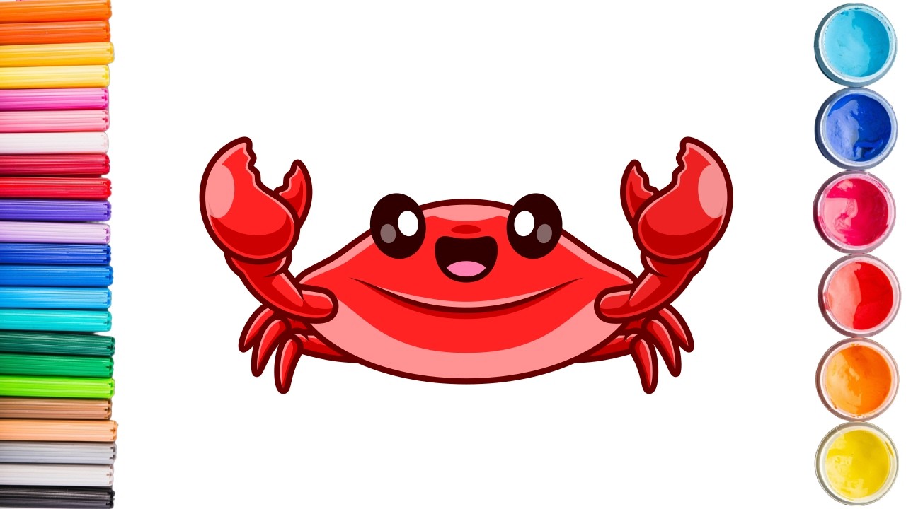 DESENHO de CARANGUEJO Fácil | Arte para Crianças - YouTube