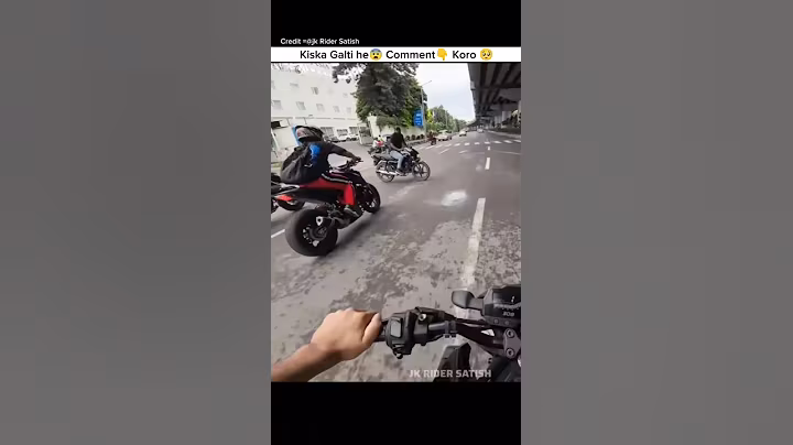 Bike 🏍️ Accident me 😑💔 Kiska Galti he || ktm duke 390 ka🥺 || Splendor ka🥺 || #comment