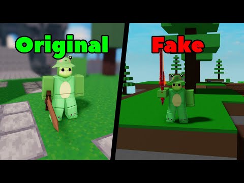 Spelar alla FAKE Bedwars spel på Roblox!