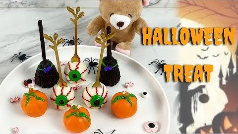 NO BAKE HALLOWEEN Desserts | EASY HALLOWEEN Treats CAKE POPS