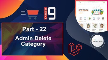 Laravel 9 E-Commerce - Admin Delete Category