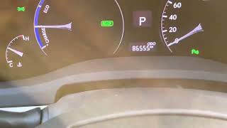 Как переключить вариатор Lexus RX450h в режим обслуживания
