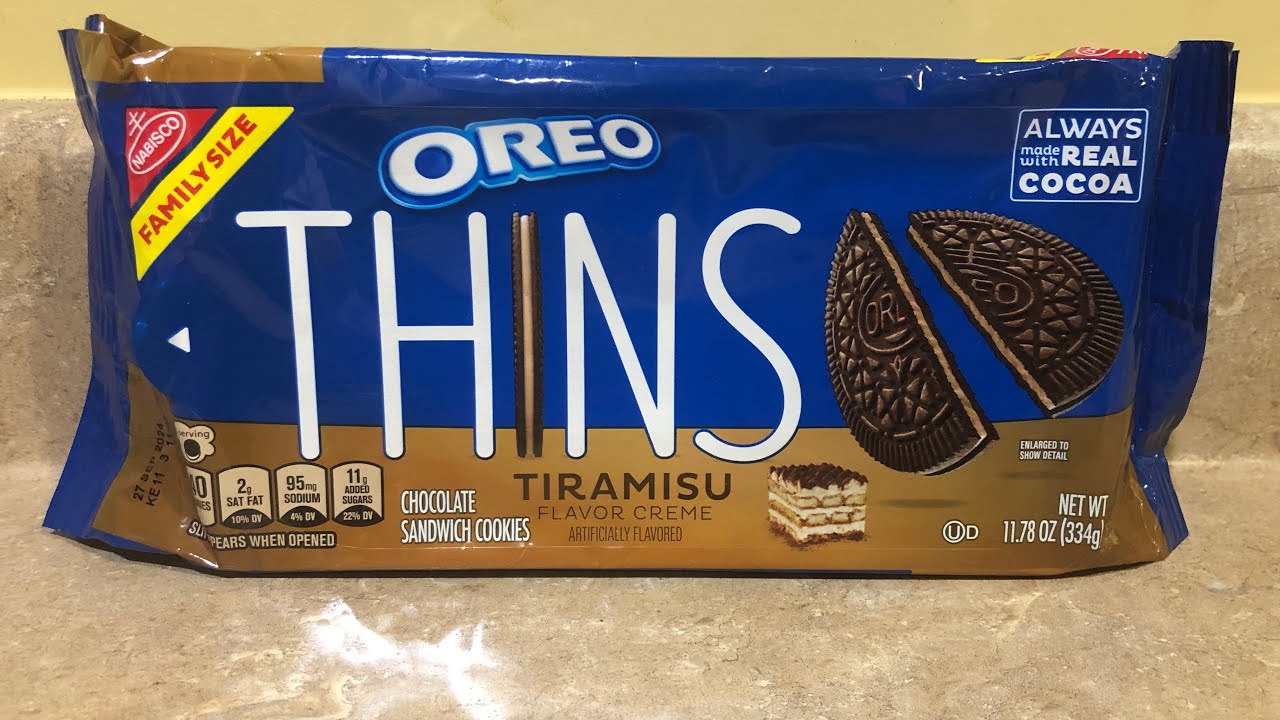 Oreo Thins Tiramisu Cookies Review