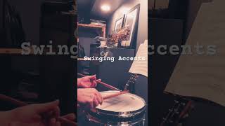 Charley Wilcoxon: Swinging Accents - Modern Rudimental Swing Solos #rudiments #snaredrums #swing