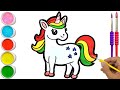 How to Draw a Cute Unicorn 🦄 | Easy Drawing Tutorial for Beginners