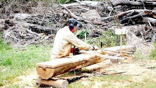 Going off Grid Ep20 Dust, Slabbing Timber &amp; Cyclones