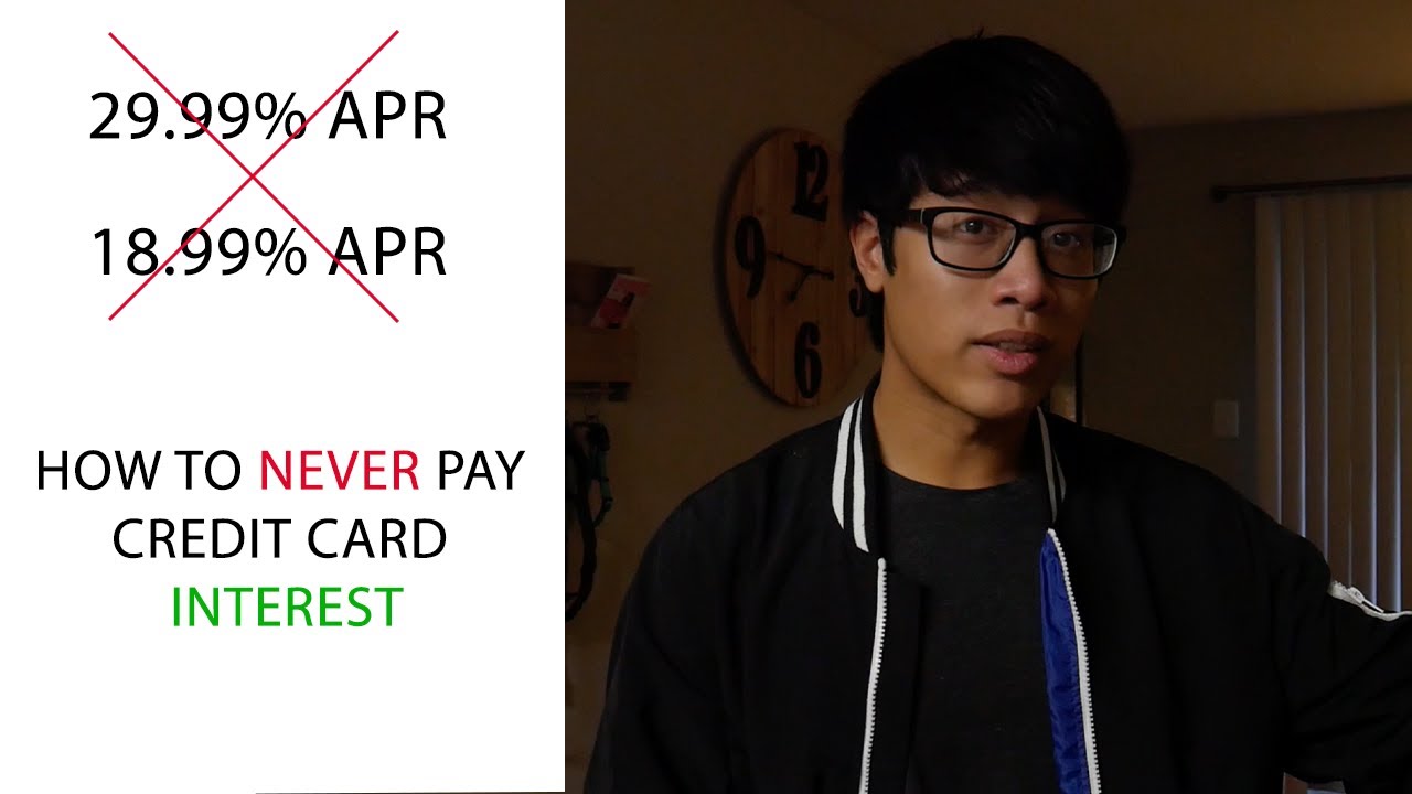 How to Never Pay Interest On Any Credit Card - YouTube