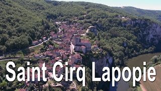 Saint Cirq Lapopie  Lot 46  France  Vue Du Ciel Drone Expert