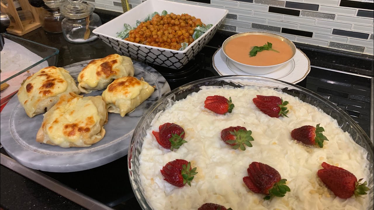 RAMAZAN'IN İLK GÜNÜNDE HARİKA 4 TARİF !! | Domates Çorbası, Manisa Kebabı, Semiz Otlu Salata, Güllaç