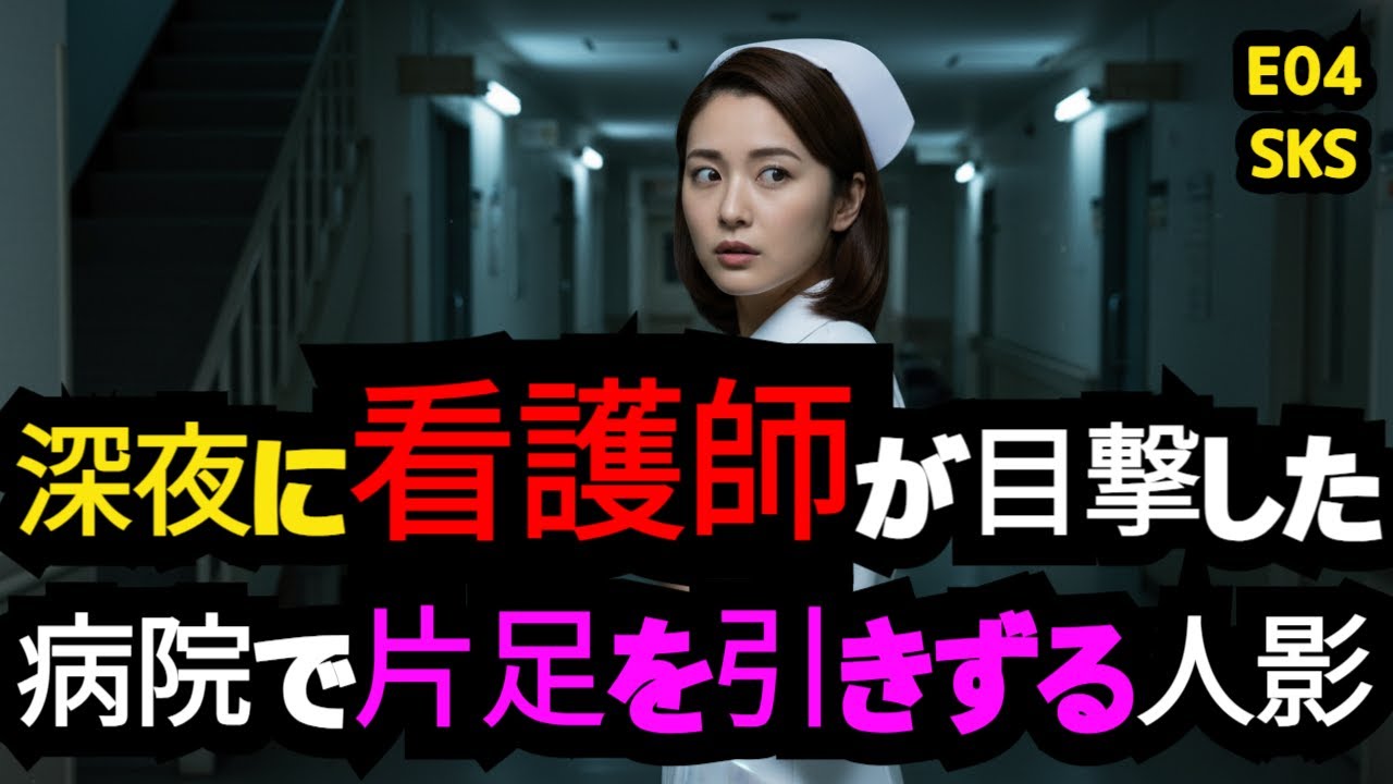 【衝撃】深夜の病院で看護師が目撃した謎の片足を引きずる人影｜白い家 EP.04