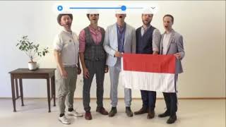 Kereeeen Bule Nyanyikan Lagu Indonesia Raya acapella
