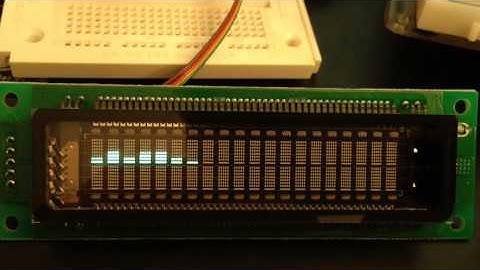 Arduino, MSGEQ7, VFD Spectrum Display