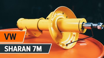 Hoe een schokdempers vooraan vervangen op een VW SHARAN 7M HANDLEIDING | AUTODOC