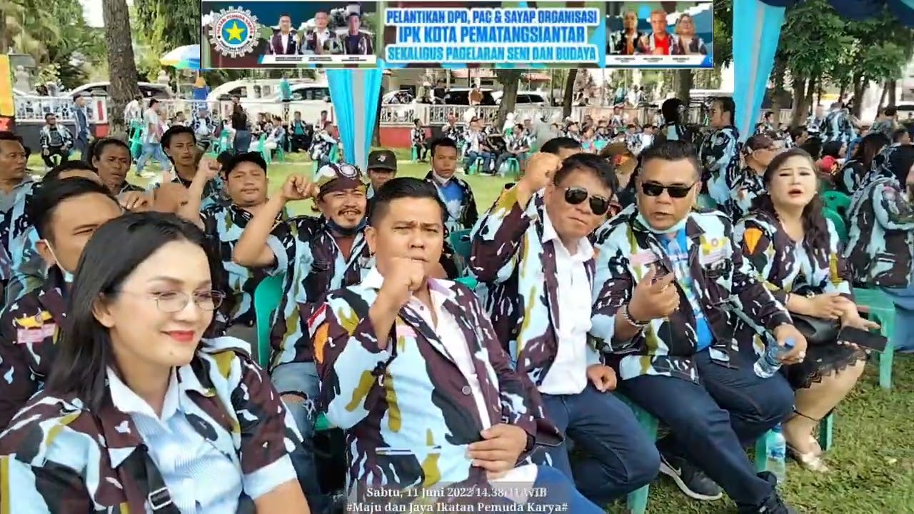 Memperkenalkan Para Ketua IPK Se-Sumatera Utara dalam Acara Pelantikan DPD IPK Kota Pematangsiantar.