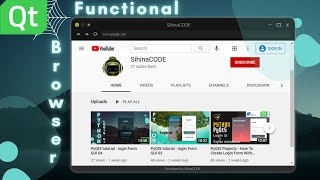 PyQt5 Projects - How to make a functional web browser - Part 02