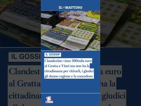 Video Clandestino vince 500mila euro al Gratta e Vinci ma non ha la cittadinanza per ritirarli