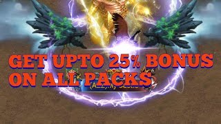 Clash Of Kings : EARN UPTO 25% BONUS on ALL COK Packs 🤑 - SUBTITLES INCLUDED screenshot 1