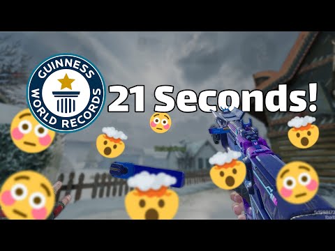 FASTEST 10 KILL STREAK WORLD RECORD !!!!!!😱 #codm