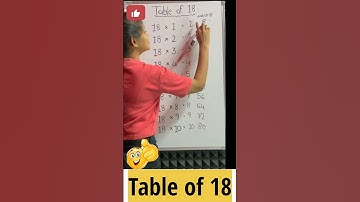 Table Trick of 18 | Easy way to Learn Table of 18 | Multiplication Table of 18 | Table trick of 18 |