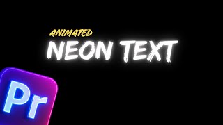 Testo al neon animato in Premier Pro! screenshot 5