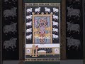 Shrinathji pichwai painting, made on canvas ￼#shrinathji #canvaspainting #pichwaipainting #art #love