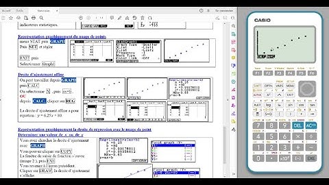 TUTO : Utilisation calculatrice lycée pour l