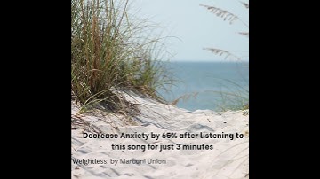 Thumbnail of Decrease anxiety by 65% listening to this song!!