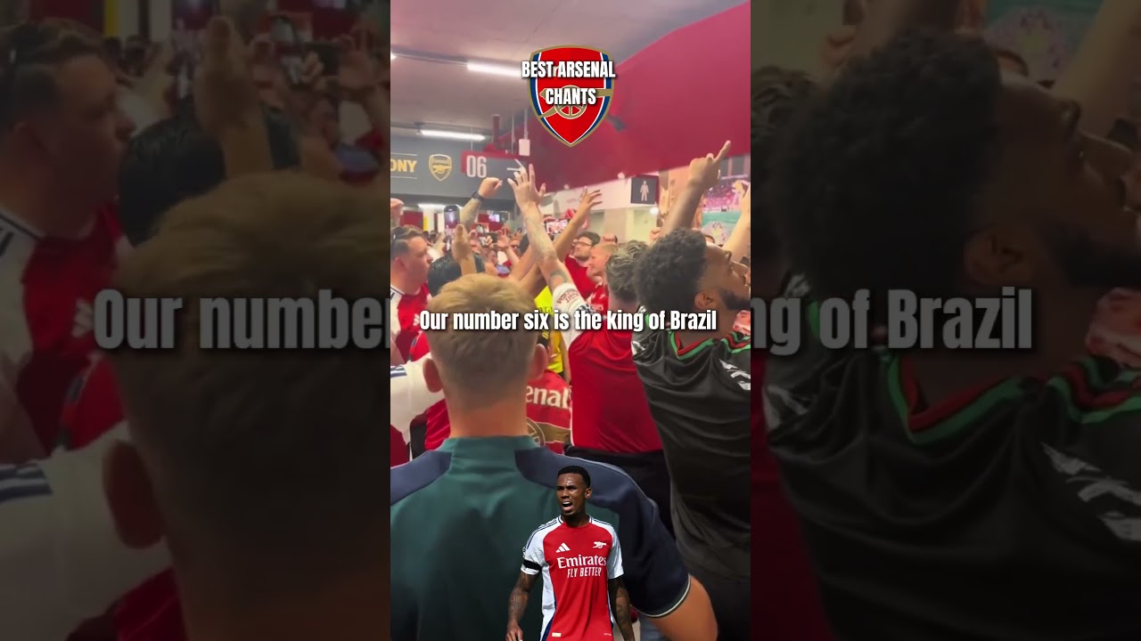 *NEW* Arsenal Chant 🎶Our wall at the back is Gabriel 🎶 