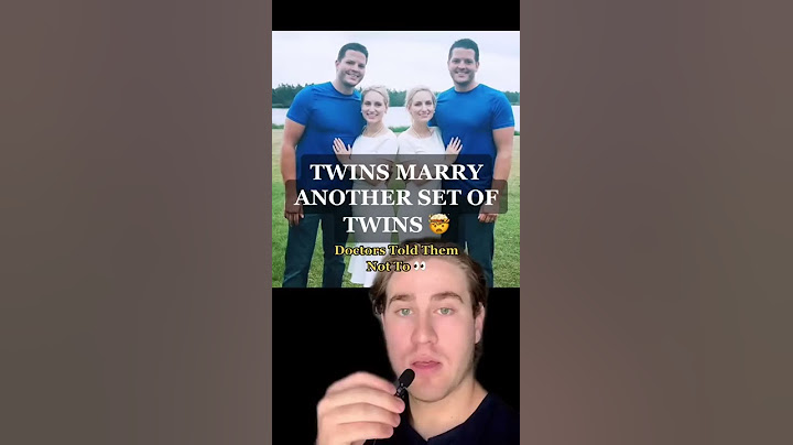 THESE IDENTICAL TWINS MARRIED ANOTHER SET OF TWINS!! #Shorts