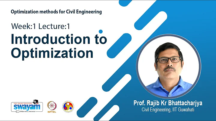 Lec 1: Introduction to Optimization