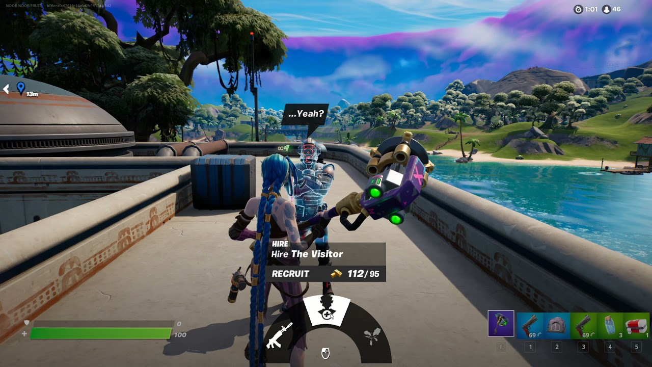 Talk to The Visitor | Fortnite Chapter 3 Season 1