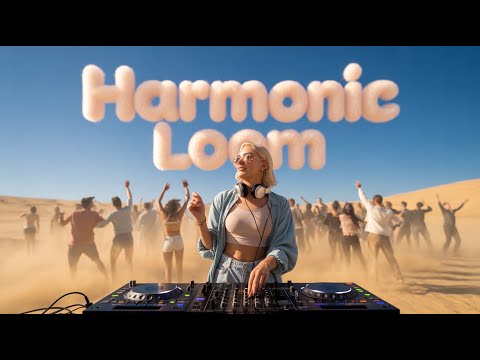 Signal in the Dark | AI Cinematic Techno EDM Music 2025 | Harmonic Loom