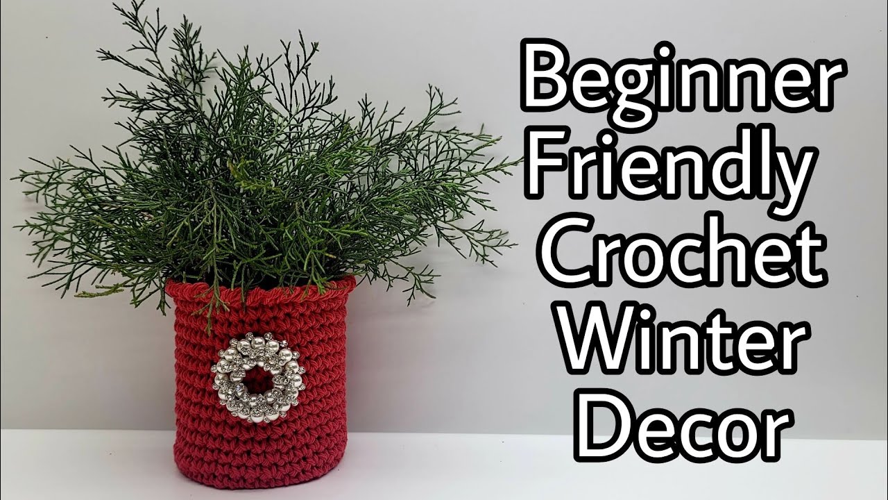 Beginner Friendly Crochet Pattern Tutorial / Quick and Easy Crochet Decor