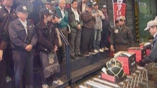 でんすけすいか１玉３０万円 初競り、北海道当麻町特産