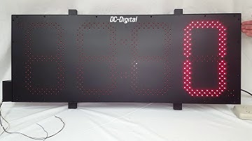 DC 150C TERM IN 15 Inch LED Digital Production Counter