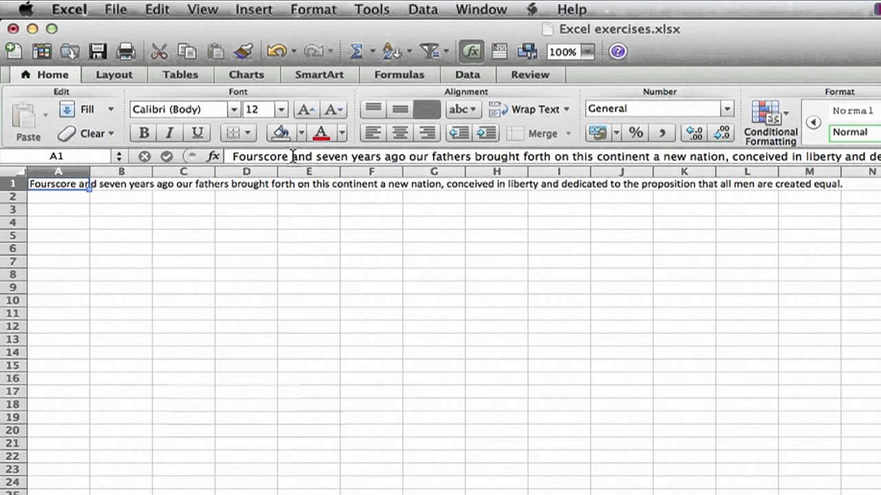 How to Find a Font Size in Excel 2007 : MS Excel Tips
