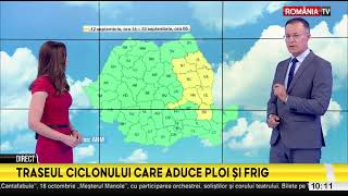 Weather alert, a cyclone is crossing Romania. Silviu Grigore has the forecast screenshot 4