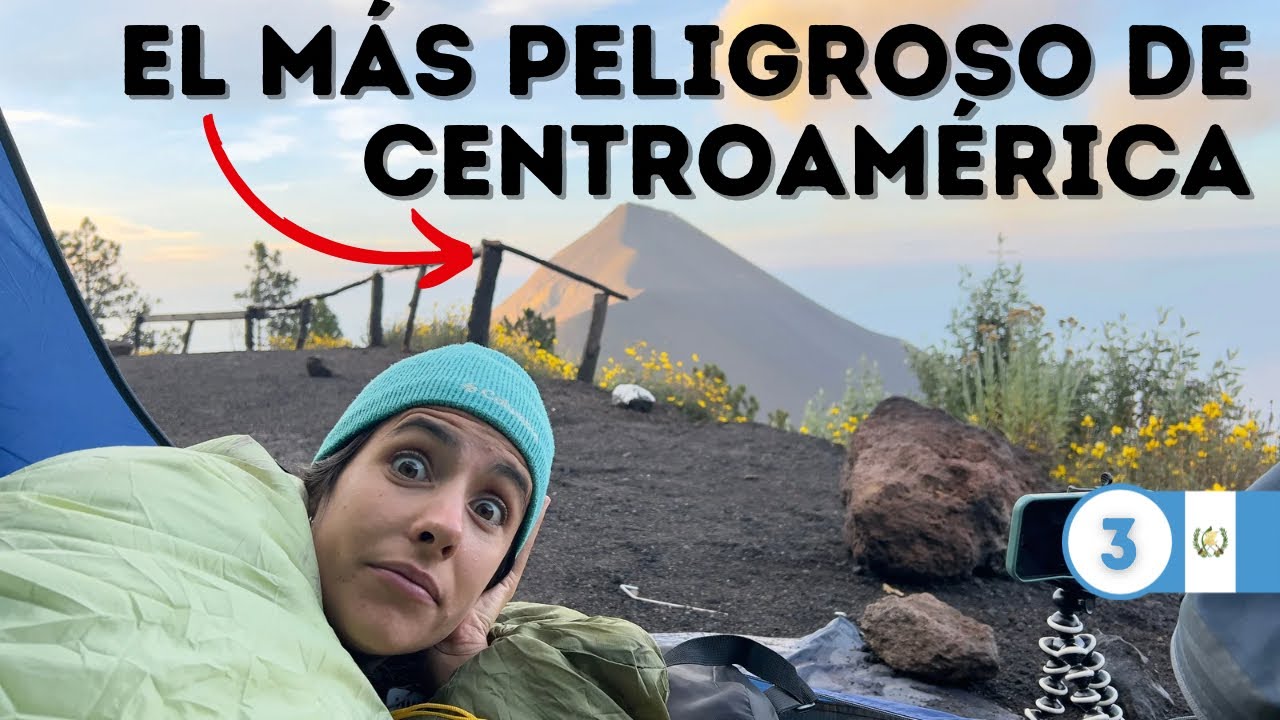 ⚠️ Así nos fue 🌋 Dormimos frente al Volcán de Fuego en Guatemala y erupcionó 🇬🇹 Ep.3 [Acatenango]